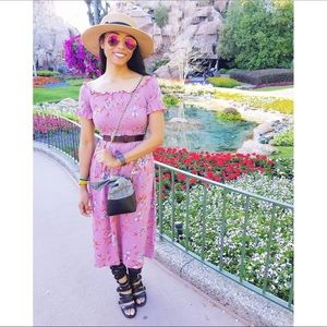 ‼️LAST CHANCE! DONATING FRIDAY 11/3‼️ UO | Smocked Off-Shoulder Midi Dress